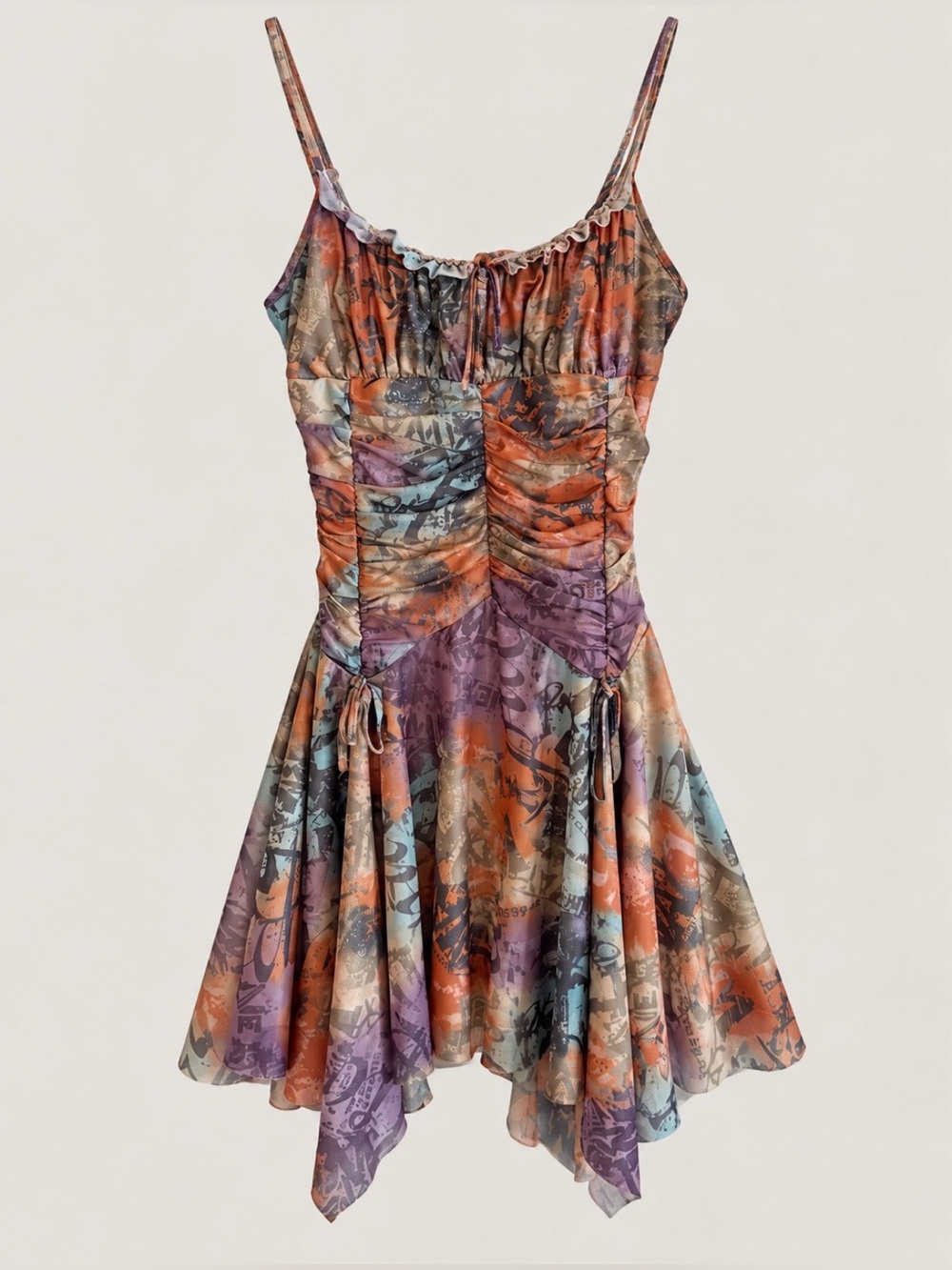Y2K Vintage Madrag Grunge Mesh Dress Medium